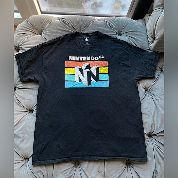 Nintendo Other - Black Nintendo T-shirt, Mens XXL | Closet Label #140.)